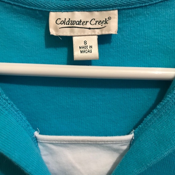 Cute Coldwater creek Small blue hoodie - Picture 2 of 5